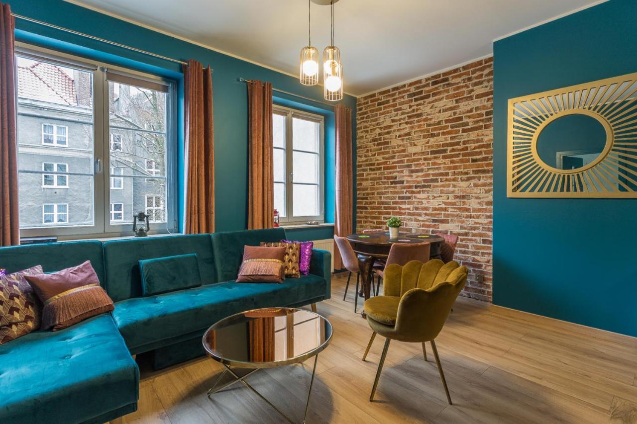 Apartament Cichy Zakatek Obok Fontanny Neptuna Gdańsk Eksteriør bilde